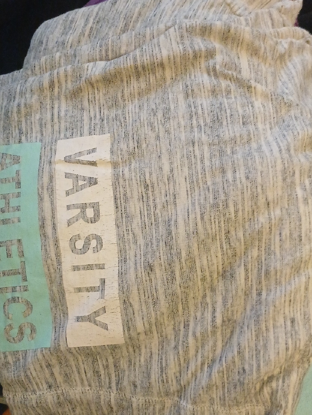 Varsity Athletics Heather Gray Graphic Joggers